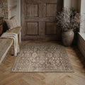 HUGEAR Brown Area Rugs 2x3 Entryway Washable Rug Carpet by HUGEAR