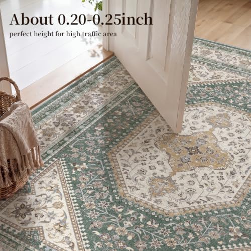 4x8 Washable Hallway Runner Rug - Image 4
