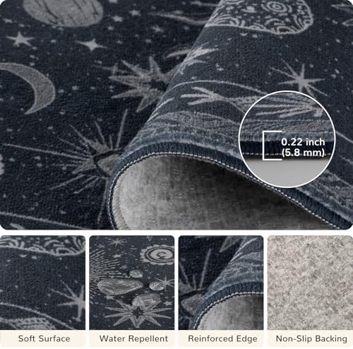 Vacuum-Friendly, 4x6 Washable Area Rug - Image 3