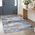 KOZYFLY 4x6 Area Rug Abstract Washable Large Rugs by KOZYFLY