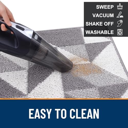 OLANLY Door Mat Indoor Entrance Washable 70x23, Odor-Free Low-Profile Front - Image 6