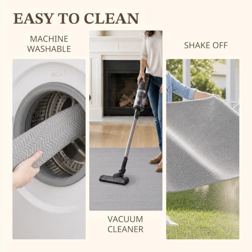 MatEssenz Entryway Rug 2' x 3', Washable Indoor Door Mat, Non Slip Low Profile - Image 5