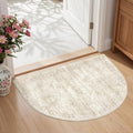 2x3 Half Circle Rug, Small Washable Entryway Rug by Restydon