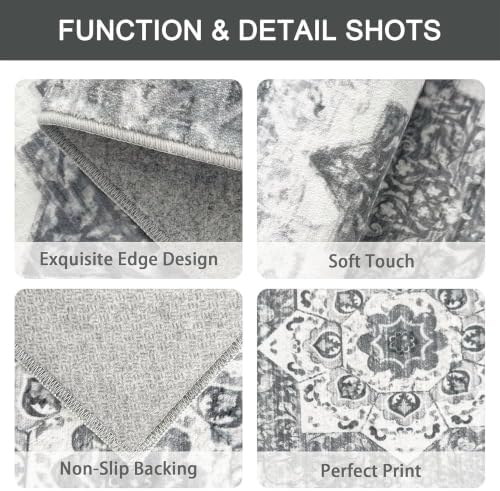 Kitchen Rugs Sets of 3 100% Non Slip Washable Kitchen Mats - Image 5