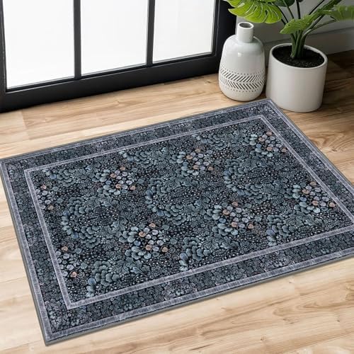 SIILOOM 2x3 Small Washable Area Rug Entryway Door Mat Indoor Kitchen Runner by SiiloomRug