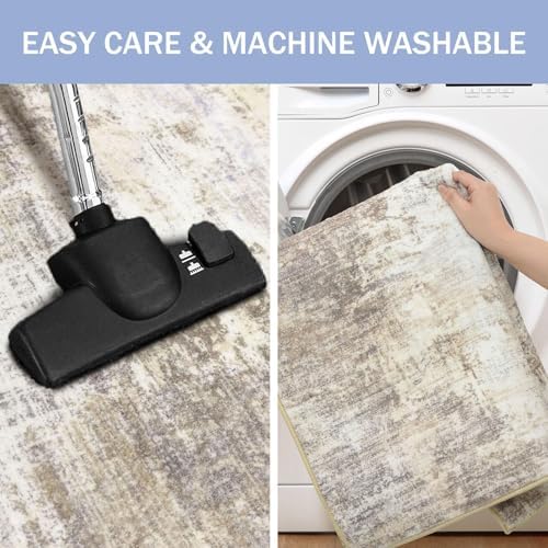 IOHOUZE Abstract Area Rug 4x5 Ft Washable Rugs - Image 3