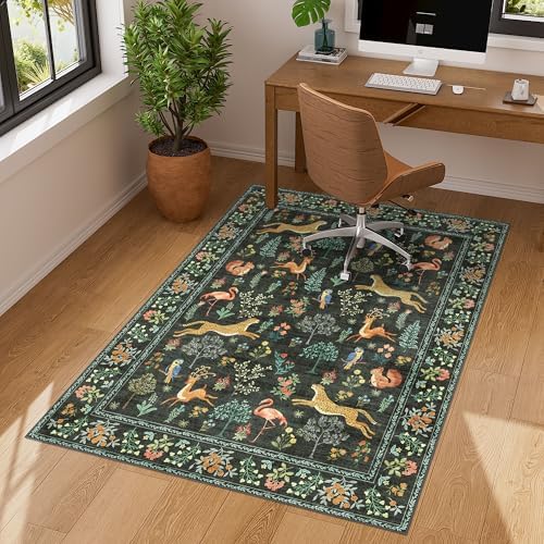 DUKINO 3x4 Rug, Washable Animal Area Rug - Image 3
