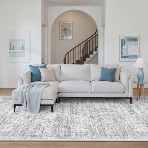 Soalmost Washable Hallway Runner Rug 4x12 Kitchen Entry Rugs Non-Slip by Soalmost