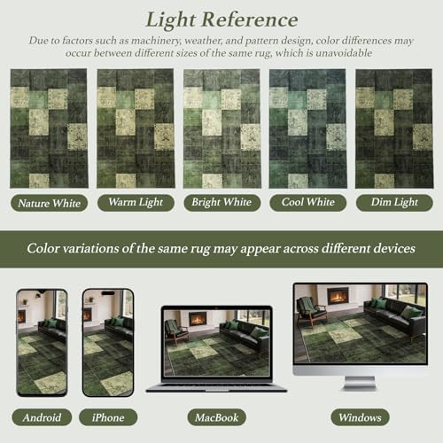 LIANLAM 2x6 Washable Runner Rug - Image 7