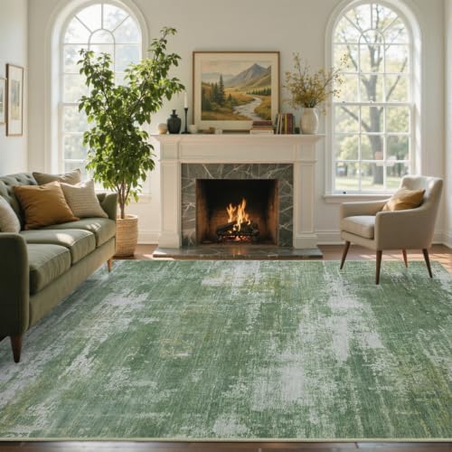 4x6 Ft Abstract Washable Area Rugs - Image 3