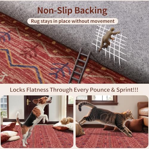 SERISSA 3x5 Washable Non-Slip Boho Area Rug - Image 5