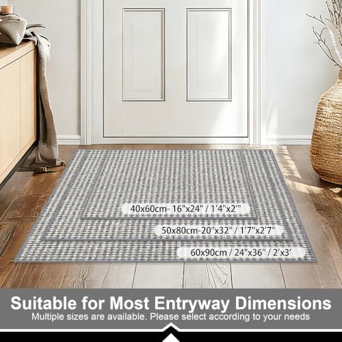 Ultra Thin Door Mat 24"x 36", Non-Slip Entrance Rugs - Image 2