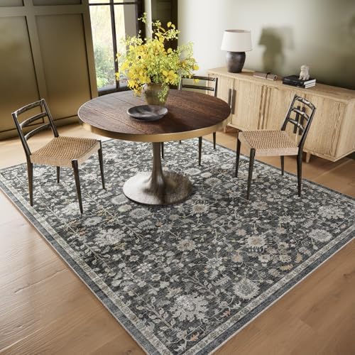 Machine Washable Rugs for Living Room: 6x9 Area Rugs for Bedroom - Image 4