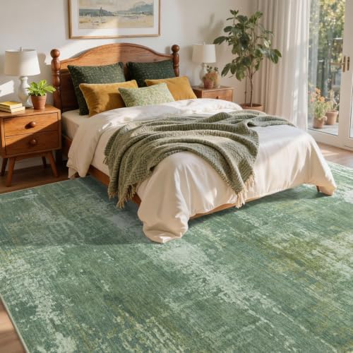 9x12 Ft Abstract Washable Area Rugs - Image 4