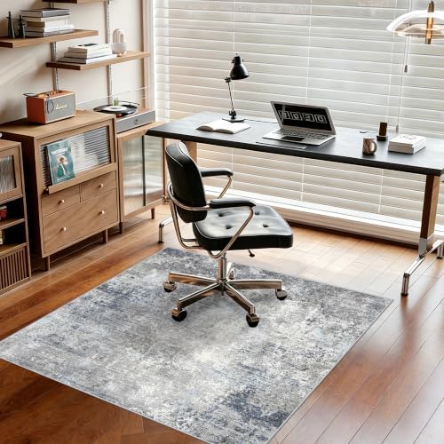 Square Rug 4x4 for Entryway Washable – Non-Slip Small Throw 4ft Area Rug for - Image 4