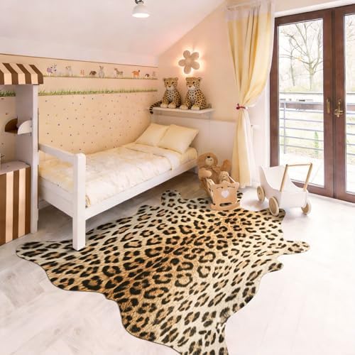 BENRON Leopard Rug, Animal Print Rug - Image 6