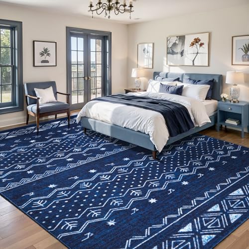 SERISSA 8x10 Washable Non-Slip Boho Area Rug - Image 2