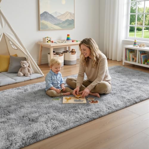 Deehoo 2x5 Runner Rug for Bedroom Kitchen Entryway, Light Grey - Image 4