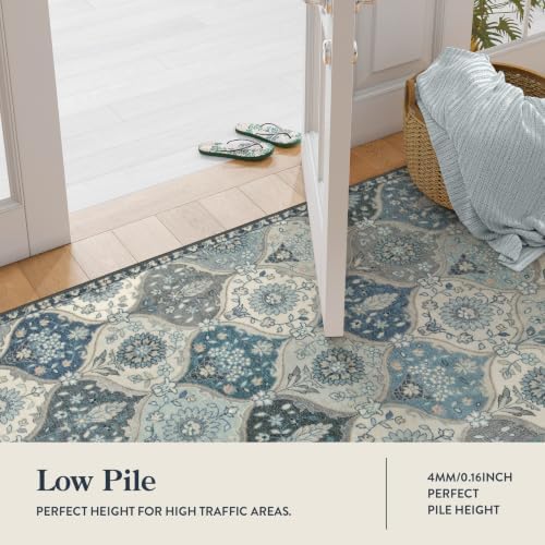 Lahome Moroccan Front Door Mat Indoor Entrance, 2x3 Rugs - Image 3