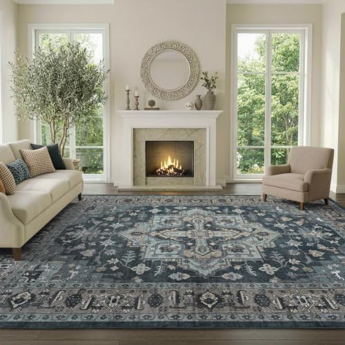 6x9 Ft Large Area Rugs for Living Room, Soft Non-Slip Machine Washable Rug - Image 2