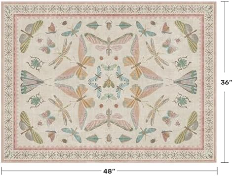 Flower Area Rug for Girls Bedroom - Image 2