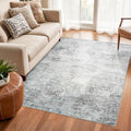 Washable Abstract 4X6 Rug: Non Slip Area Rug by RUUGME