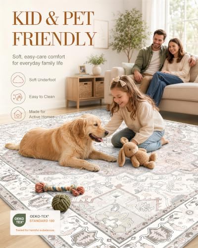 OLANLY 2x6 Washable Runner Rug, Soft Non Slip Carpet - Image 5