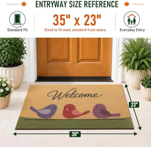 OLANLY Front Door Mat 35x23, Low Profile Doormat - Image 2