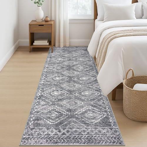 KILOCOCO Washable Runner Rug 3x8 ft Non-Slip Hallway Runners - Image 4