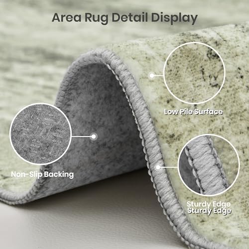 Valenrug Washable Rugs 5x7, Non Slip Large Area Rugs - Image 4