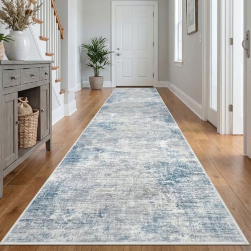 IOHOUZE Abstract Runner Rug 3x14 Ft Washable Runners by iOhouze