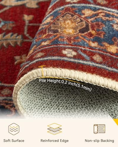 RELEANY Washable Area Rug, Runner 2'x8' - Image 2