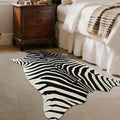 BENRON Small Zebra Rug, Animal Print Rug by BENRON