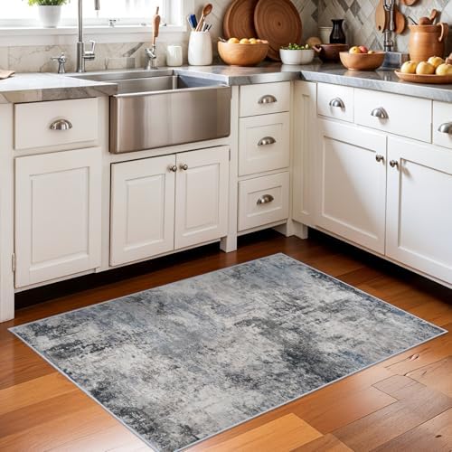 RUUGME Washable Abstract Rug 2x3:Living Room Large Vintage Area Rug Soft Indoor - Image 5