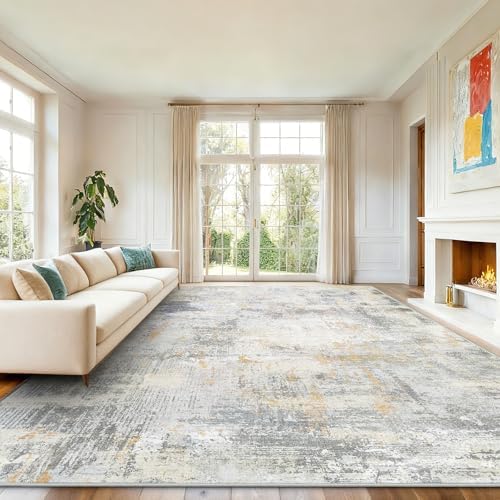 Amada Washable 8'x10' Abstract Area Rug by AMADAHOMEFURNISHING