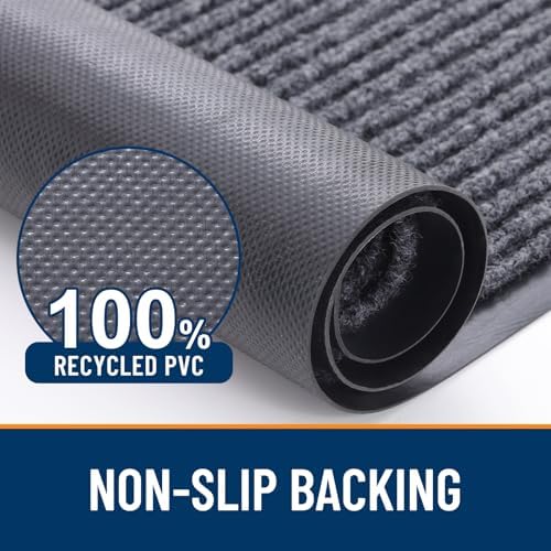 OLANLY 2-Pack Front Door Mats 35x23, Waterproof Heavy-Duty Doormats - Image 3