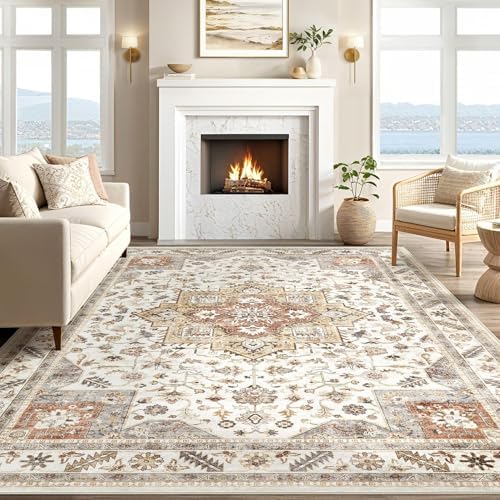 Vintage Living Room Area Rug 8x11 - Image 5