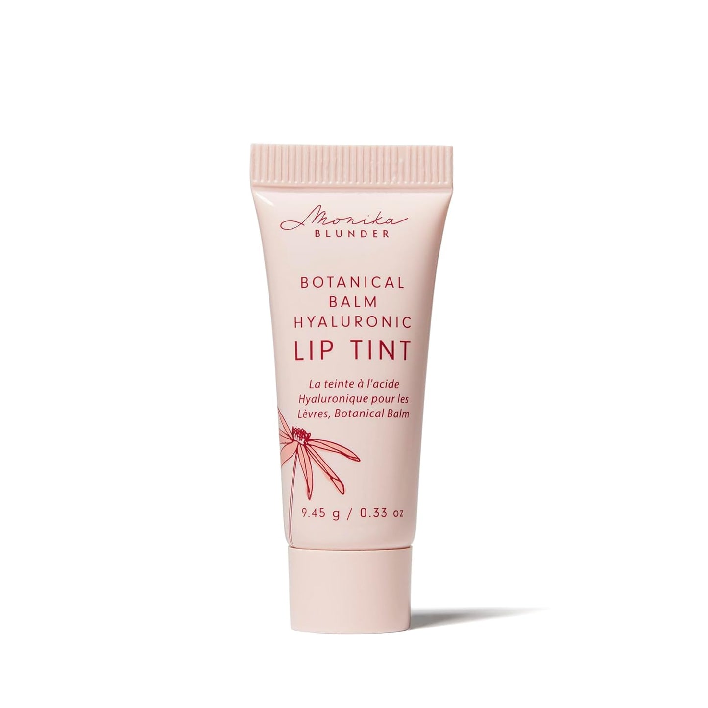 Monika Blunder Beauty - Botanical Balm Hyaluronic Lip Tint (Sommer) - Red - Hydrating Lip Tint, Clean Beauty, Cruelty-Free, Vegan, Non-Toxic, Moisturizing Lip Color, Lightweight Formula
