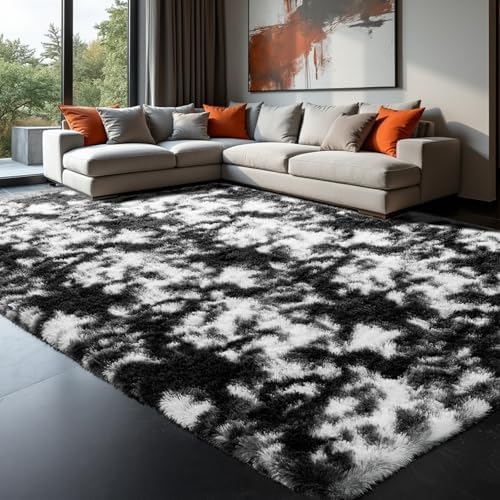 Zentavio Black and White Area Rugs - Image 5