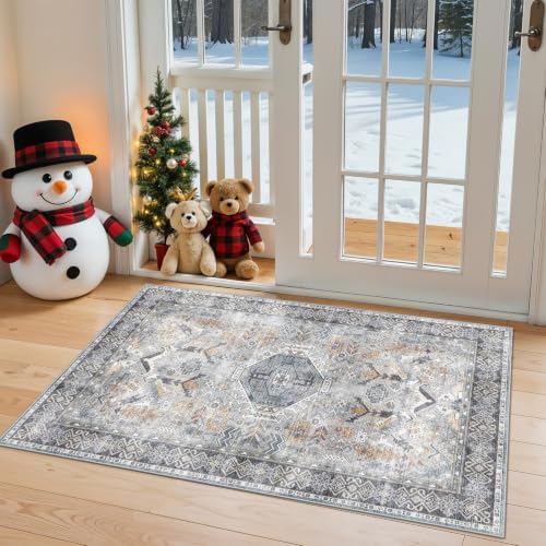 Washable Entryway Area Rug 2x3 - Image 4