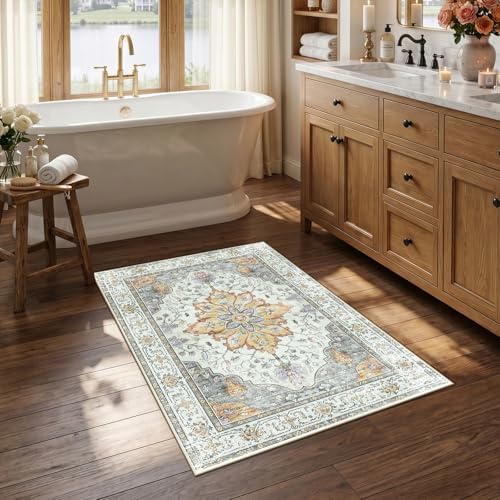 RELEANY Washable Area Rug, Small 2'6"x4' by RELEANY