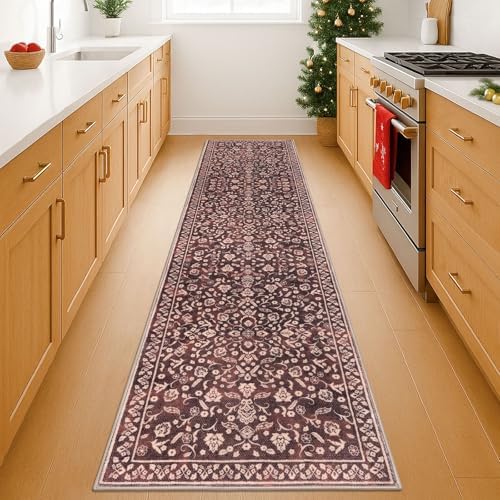 Washable Vintage 2x8 Runner Rug Non Slip Runners - Image 3