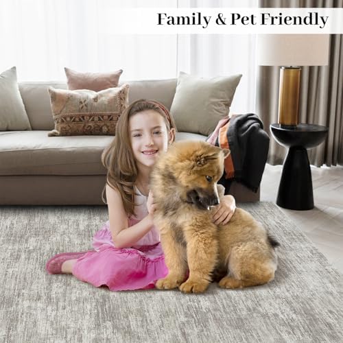 Garvee Solid Color Rugs for Living Room 5x7 Area Rugs for Bedroom - Image 4