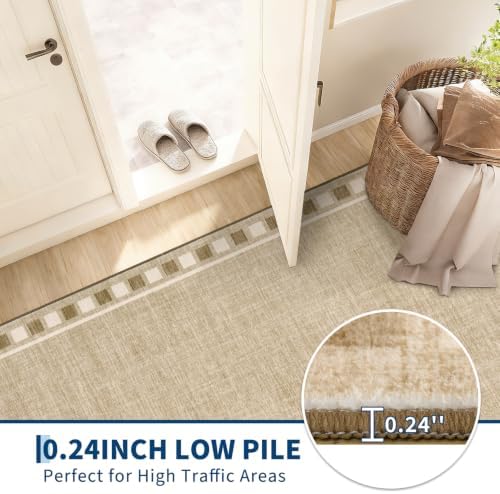 Garvee 9x12 Textured Area Rug for Living Room Washable Area Rugs - Image 6
