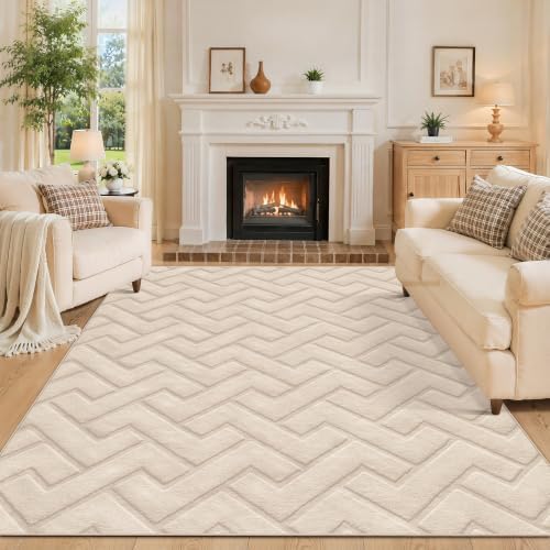 Ciicool 5x7 Area Rug for Living Room by CIICOOLHomeDeco
