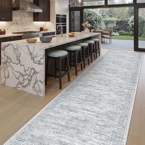 Soalmost Washable Hallway Runner Rug 3x20 Kitchen Entry Rugs Non-Slip - Image 3