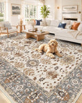OLANLY 8x10 Washable Area Rug, Soft Non Slip Carpet by OLANLY