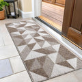 OLANLY Door Mat Indoor Entrance Washable 47x23, Odor-Free Low-Profile Front by OLANLY