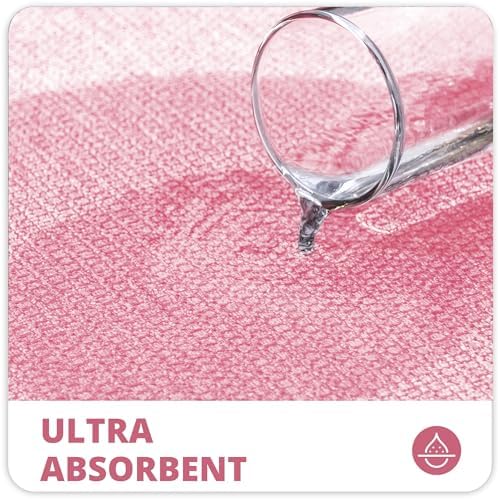 Bath Mat, Ultra Thin Bathroom Rugs, Rubber Bath Mats - Image 3