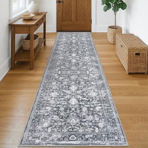 KILOCOCO Runner for Hallway 2.6x10 ft Washable Runner Non-Slip Rug by Kilococo